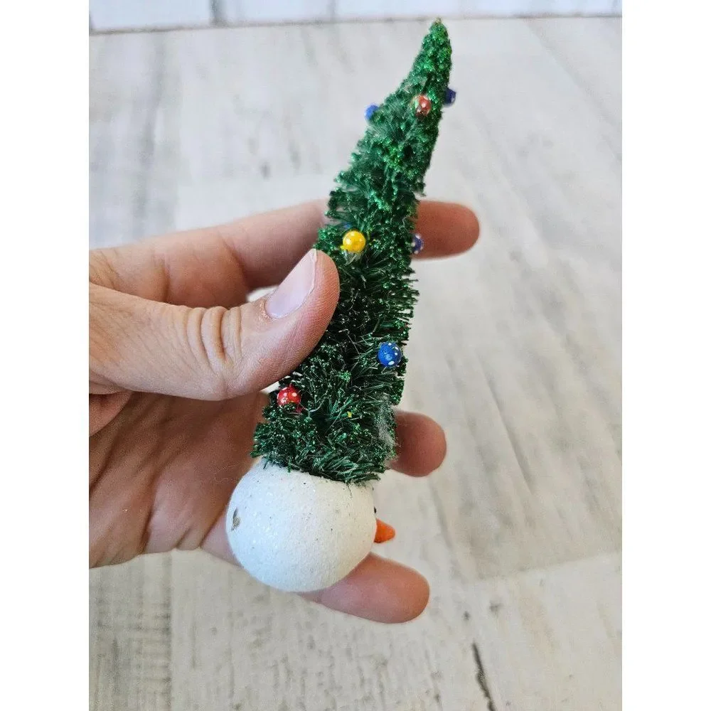 Snowman tree unique shabby‎ chic decor ornament Xmas tree